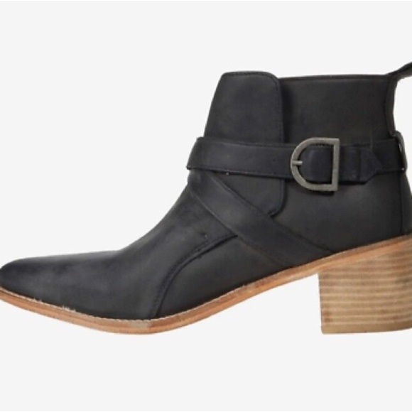 Free People Back Loop Ankle Boot in Black - Picture 14 of 14